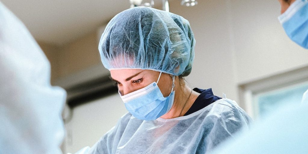 Descartables médicos de cirujano